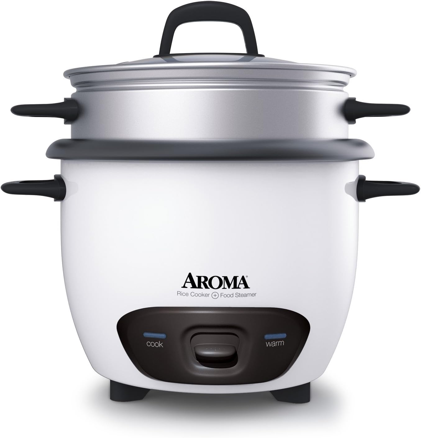 14-Cup (7-Cup (ARC-747-1NG),White Aroma Housewares (Cooked) UNCOOKED) Pot Style Rice Cooker and Food Steamer