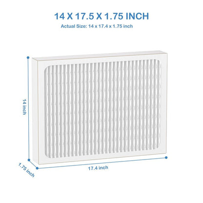14 x 17.5 x1.75 MERV 13 Replacement Dehumidifier Filter Compatible with Santa Fe Advance90, Advance100, Advance120, Honeywell DR90 & DR120 dehumidifier Models, 2 Pack