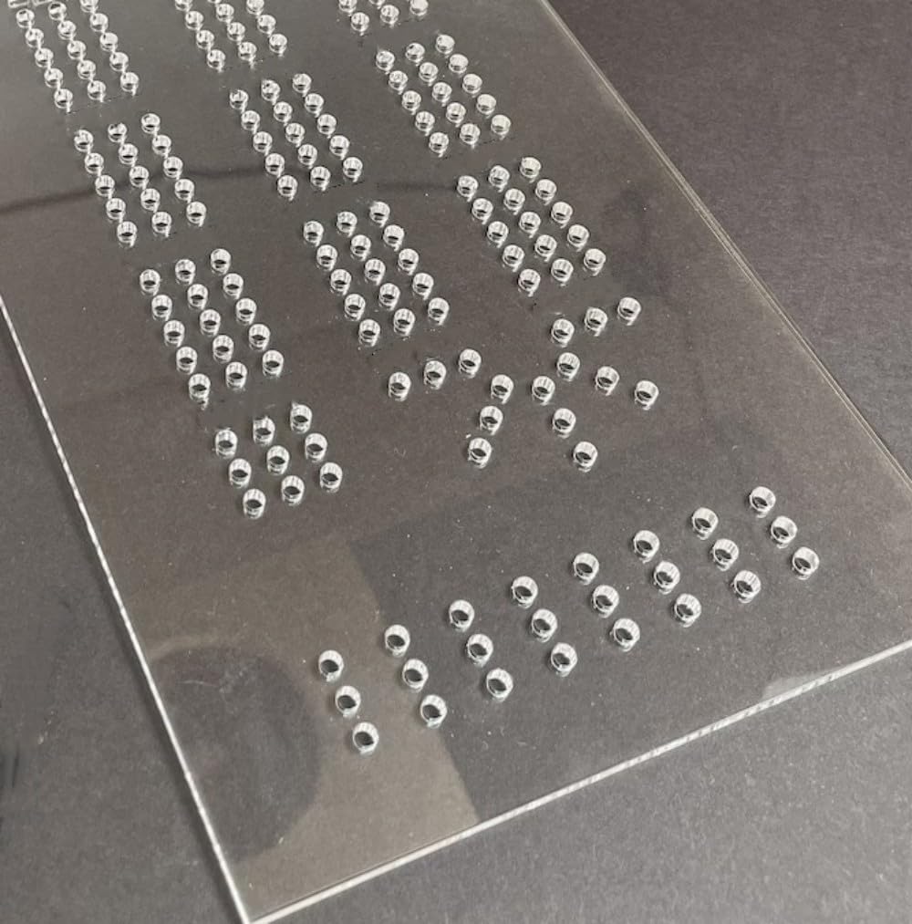 KINGRIA Acrylic Cribbage Board Templates 1/4'' Thick DIY Router Guide Kit for Cribbage Game Unique 3-Track Heavy Duty Woodworking Guide for DIY Game Board.