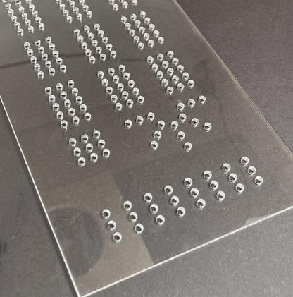 KINGRIA Acrylic Cribbage Board Templates 1/4'' Thick DIY Router Guide Kit for Cribbage Game Unique 3-Track Heavy Duty Woodworking Guide for DIY Game Board.