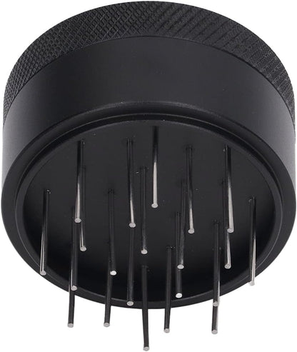 Coffee Needle Distributor, 21 Needles Coffee Cloth Powder Stirrer with Base and Stainless Steel Needle for Cafes and