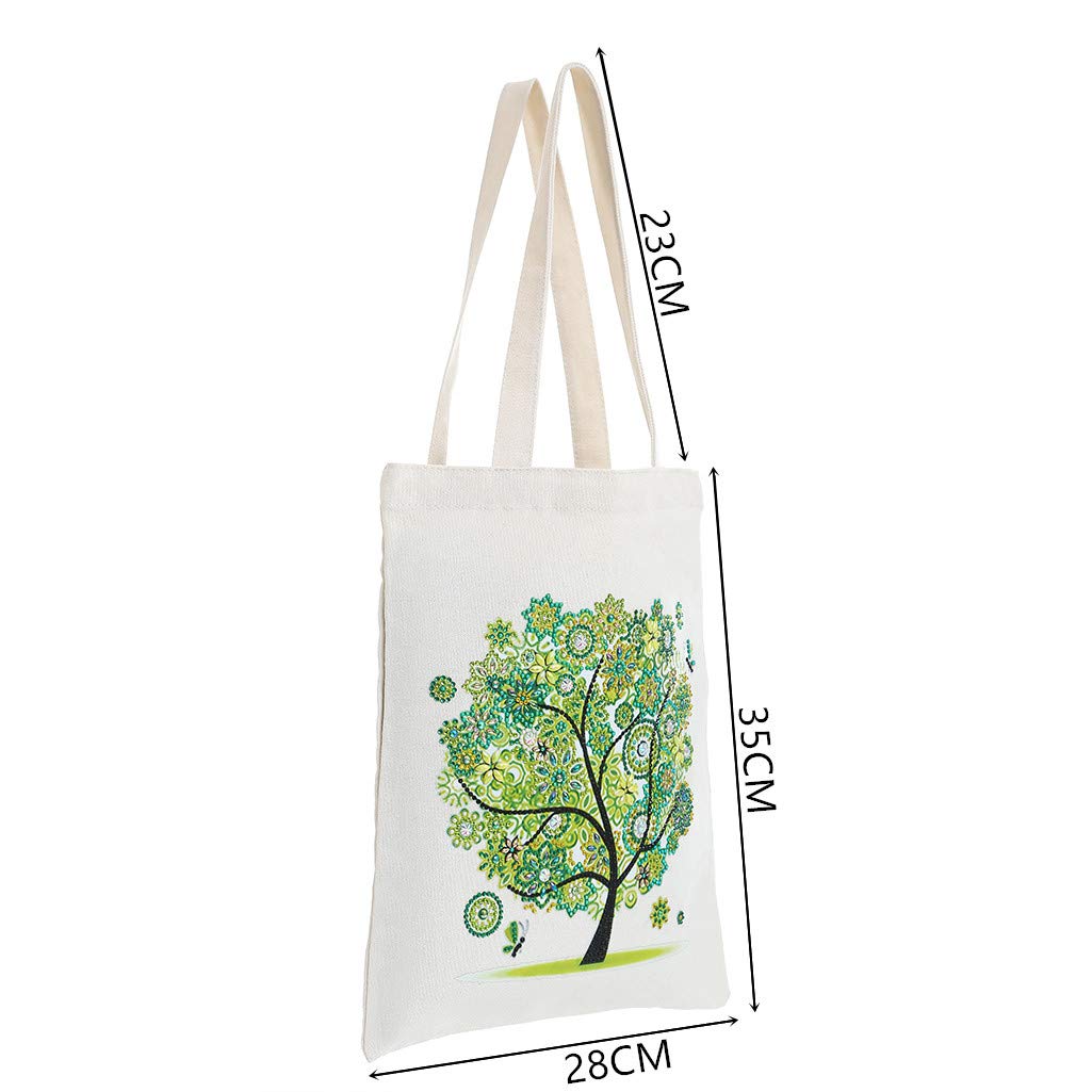 JGA JOGGING ARM 5D Diamond Painting Shopping Canvas Tote Bag Art DIY Portable Jewelry Handbags for Adults Women