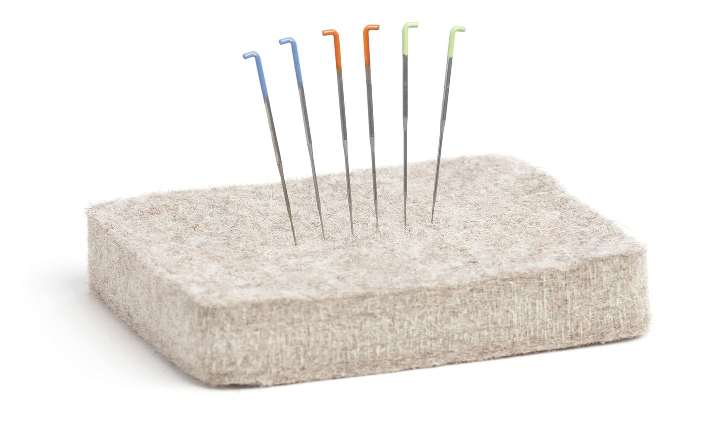 Sample Set | Precision Wool Felting Needles | 36 Gauge Star, 38 Gauge Star, 40 Gauge Spiral - Pack of 2 Each Size | Made in Germany by Groz-Beckert | High Carbon Steel | Needle Felting Tools