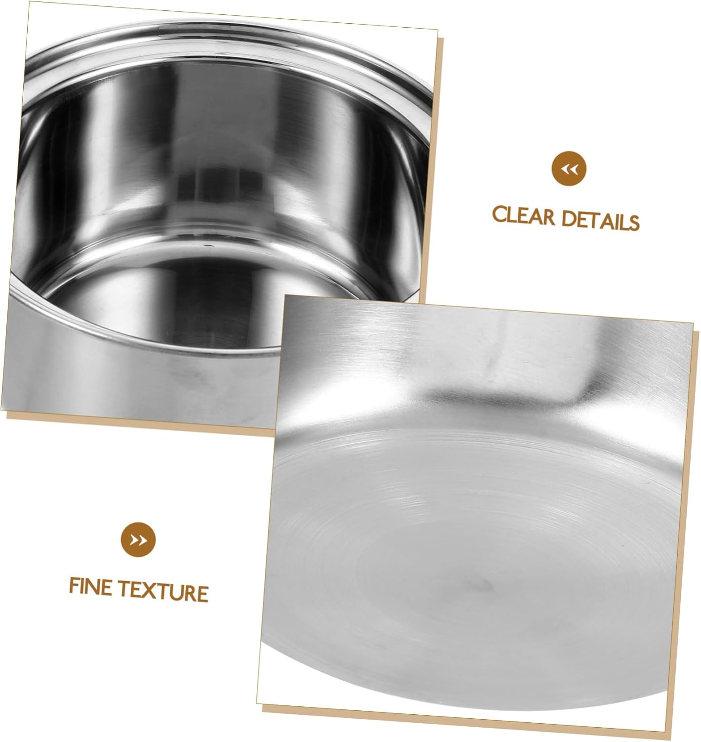 Ciieeo Small Hot Pot Liner, Stainless Steel Cookware Rice Maker Pan, Nonstick Cookware Rice Inner Tank, Rice Cooker