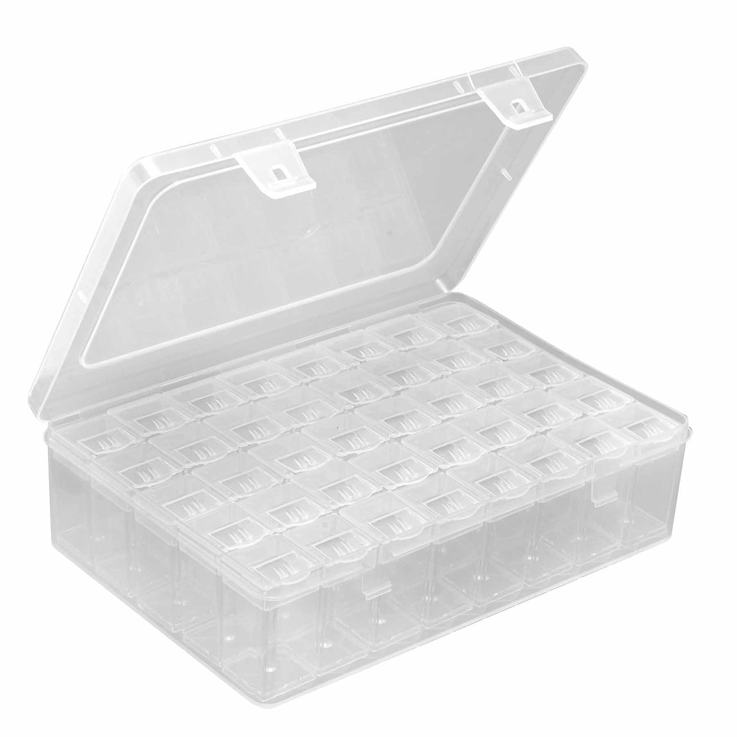 Diamond Painting Storage Containers with Lids - 40PCS Portable Transparent Plastic Set - Perfect for Diamond Art Storage, Diamond Art Supplies, Diamond Art Accessories & Diamond Art Kits for Beginners