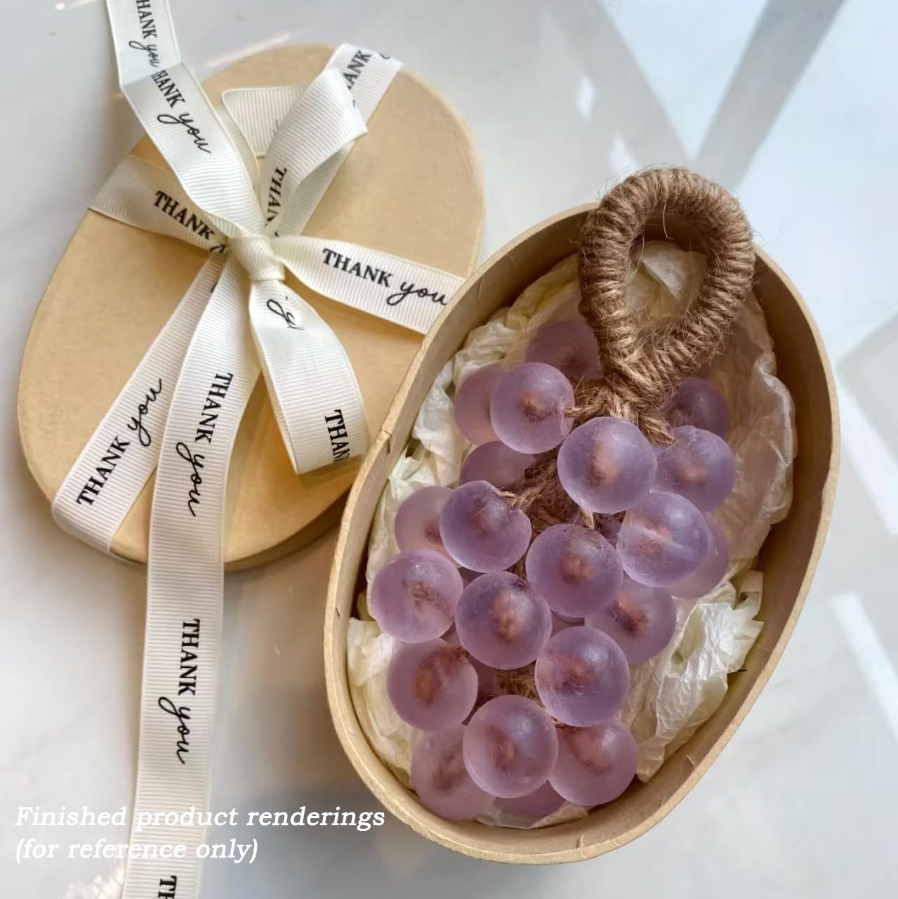 DIY Grape Soap Making Kit for Beginners, Complete Handmade Craft Set with Molds, Jute Rope, Mica Powder, Natural Soap Base & Tools Home Decor, Gift Ready
