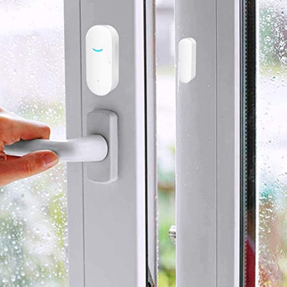 WiFi Door and Window Sensors,Tuya Smart Alarm with Free Notification APP Control Home Security Alarm System, No Hub Required,Compatible with Alexa, Google Home (1-Pack)
