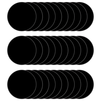 DARENYI 30Pcs 4 inch Black Acrylic Discs Acrylic Circle Blanks, Round Acrylic Sheets Boards 0.04inch Thick Plexiglass Plastic Panels for DIY Craft, Sign, Paintings, Cake Decor