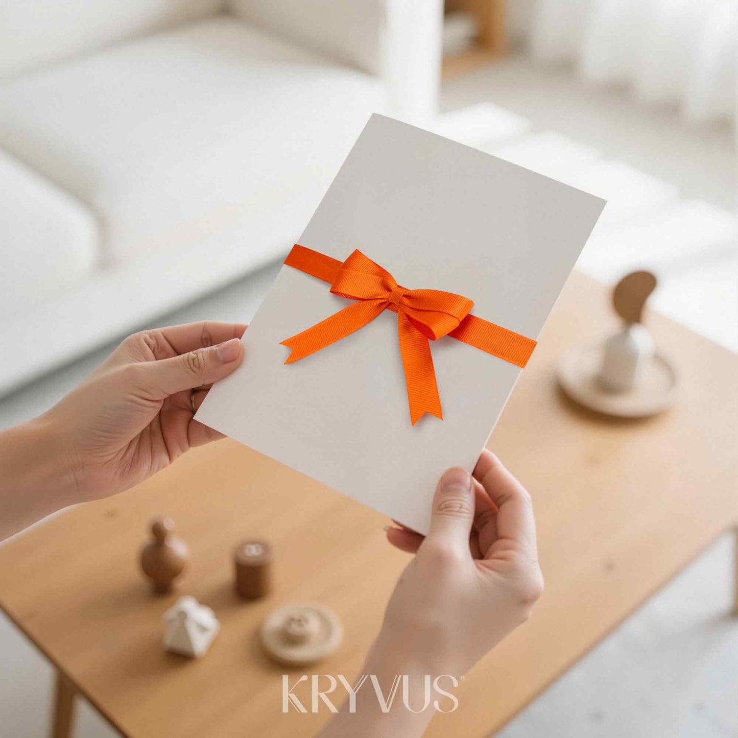 Kryvus Orange Ribbon, Grosgrain Ribbon 1 Inch x Continuous 50 Yards, Orange Grosgrain Ribbon for Crafts, Gift Wrapping, Hair Accessories, Wedding Decor, Sewing and Bow Making