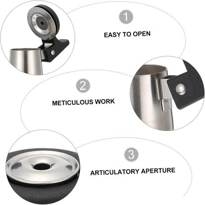 HOMSFOU 6 pcs Pot Kitchen Replacements, Heated Whistle Loud Top Stainless Water Holders for Kettle