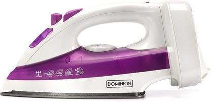Dominion STEM Iron with Retractable Cord, Purple