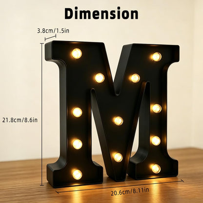 CDIXlmuz Mr & Mrs LED Light Up Letters, Mr & Mrs Sign for Wedding Table, Black LED Marquee Letter Lights Engagement Wedding Decoration, Photo Props, Valentine's Day Anniversary, Battery Operated