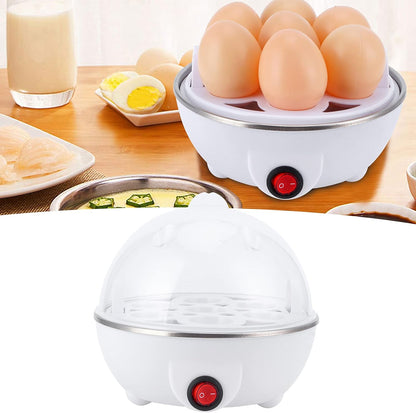 Rapid Egg Cooker, Electric Eggs Boiler Maker, Multifunctional Mini Steamer for Kitchen Use (US)