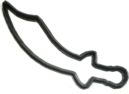 SWORD OUTLINE SHAPE PIRATE SAMURAI COOKIE CUTTER MADE IN USA