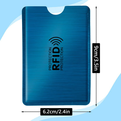 RAYNAG 25 Pack RFID Blocking Sleeves for Credit Card ID Card Holders Identity Protection Aluminum Foil Covers, Fits Wallet/Purse Slot Perfectly
