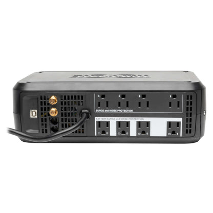 Tripp Lite 1000VA Smart UPS Battery Back Up, 500W Tower, 8 Outlets, LCD Display, AVR, USB, Tel / DSL / Coax Protection, 3 Year Warranty & $250,000 Insurance (SMART1000LCD) Black