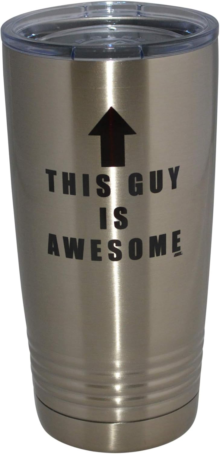 Rogue River Tactical Funny "This Guy is Awesome" 20 Oz Travel Tumbler Mug