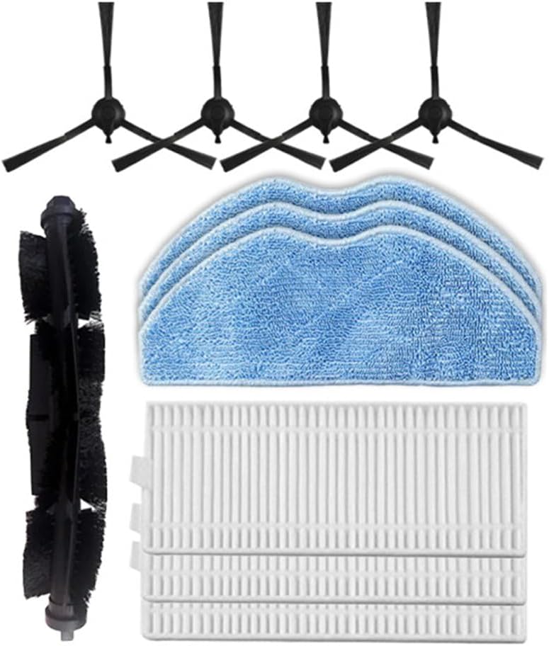 11 Pcs Main Brush Side Brush Filter Mop Cloth for 360 S8 S8Plus Vacuum Cleaner Parts