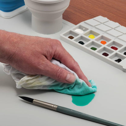 Creative Mark AquaMat Extra Large 23 3/8" x 21 3/8" Non-Slip Silicone Mat for Arts and Crafts, Workspace for Painting, Crafting, Epoxy, Resin, Clay, Craft Table Protector and Office Table Mat