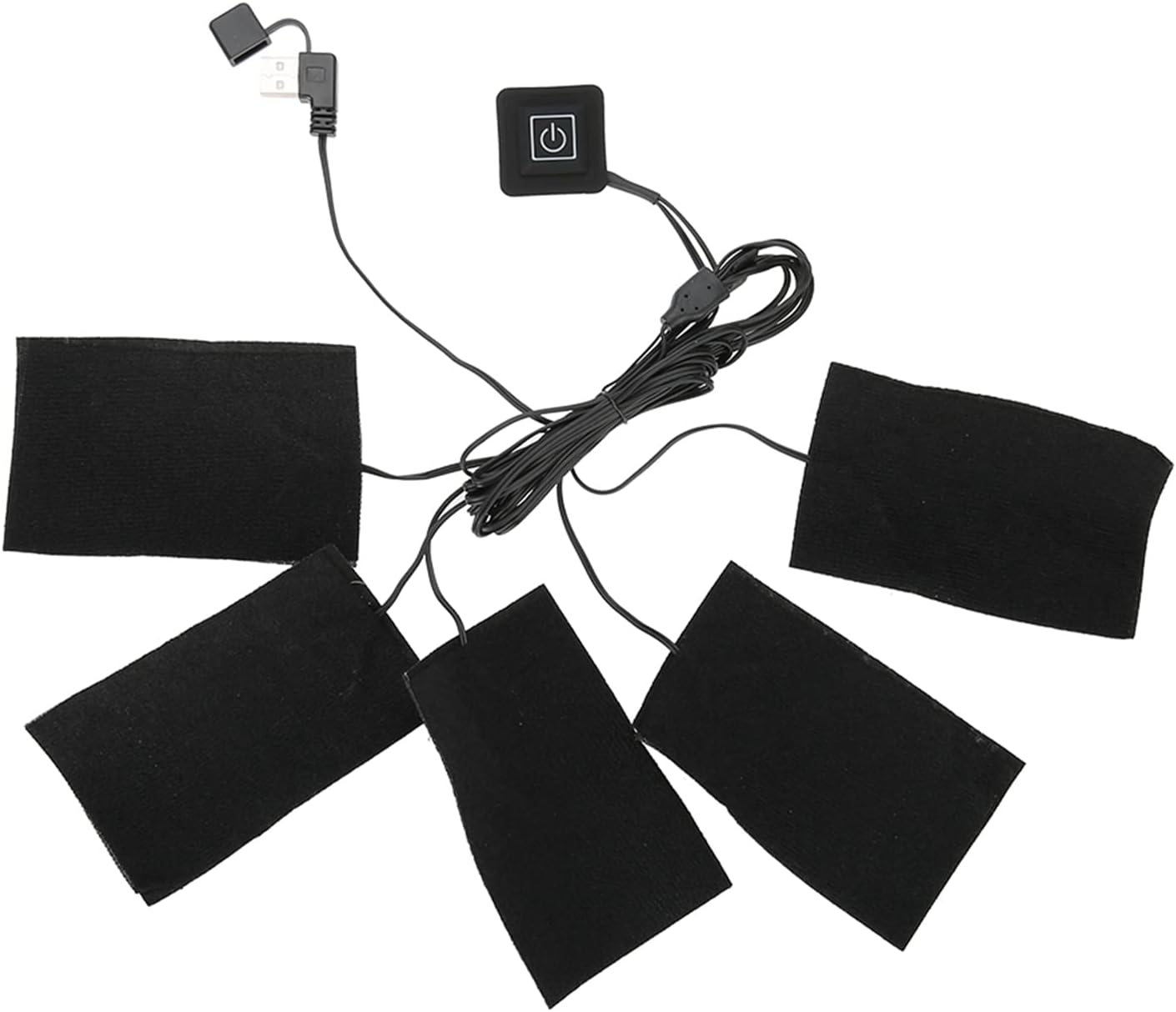 Portable USB Heater, Convenient Washed and Folded Electric Fabric Heater, Heating Pad for Indoor Outdoor Use