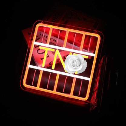WLFLXG Game Neon Sign for Wall Decor Gaming TN LED Lights up Sign for Bedroom Man Cave Gaming Room Party Birthday Decor, Gifts for Gamers Boys Bedroom 5V USB Powerd