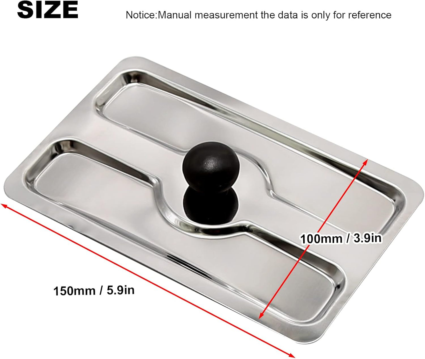 Toaster Cover, Stainless Steel Appliance Top Cover for Electric Bread Maker
