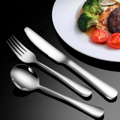 49-Piece Stainless Steel Silverware Set with Cutlery Organizer, Service for 8 with Steak Knives and Kitchen Utensils