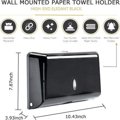 AIFUSI Commercial Paper Towel Dispensers, Toilet Tissue Dispensers Wall Mount Paper Towel Holder C-Fold/Multifold Paper
