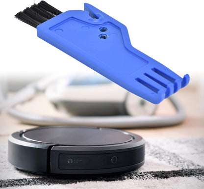 ABS Dust Brush for Vacuum Cleaner, Fits Handheld and Sweeping Robot (Blue)