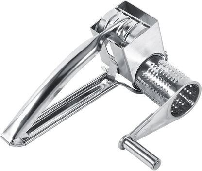 Stylish Design Kitchen Cheese Grater, Multipurpose Stainless Steel Rotary Shred Tool