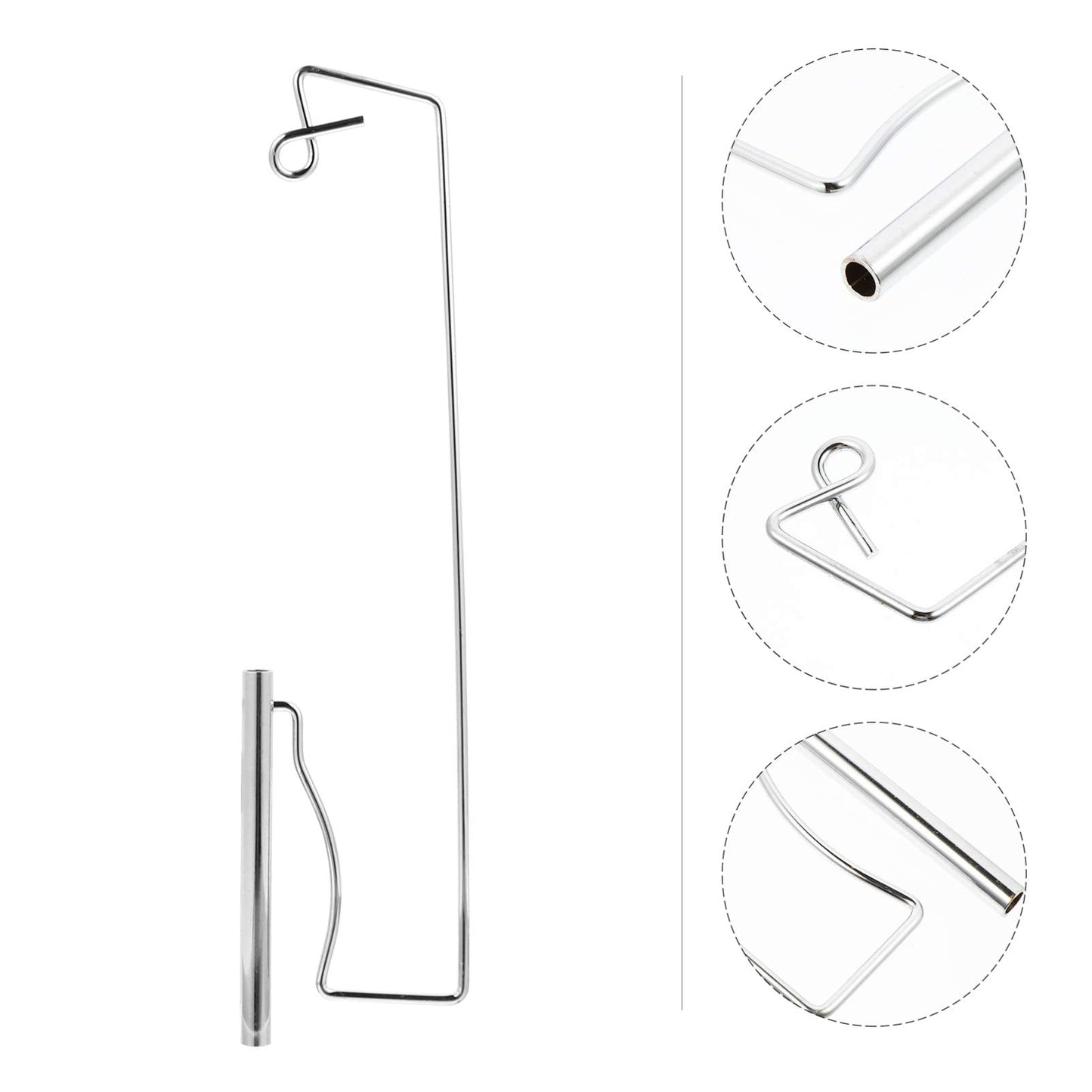 EXCEART Metal Embroidery Stand Adjustable Single Thread Spool Holder Universal Full Metal Single Cone and Spool Thread Rack Sewing Quilting Thread Holder