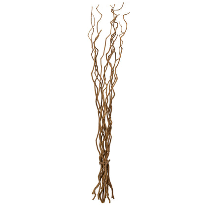 Uniquewise 12pc 37" Natural Dried Mulberry Twigs Ideal Sticks for DIY Crafts Decorative Stems Floral Arrangements Floor Vase Fillers Wedding Centerpiece Event Decorations and Home Décor Accent, Brown