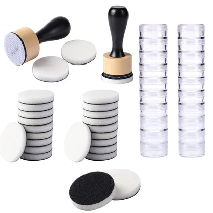 BAOFALI Mini Ink Blending Tool,with Foams Replacement Refill Foam Tool for Foams Scrapbooking Painting Drawing Art Supplies Handle Ink Tools Embossing Stencils