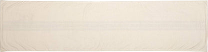 Market Place Gray Grain Sack Stripe Table Runner, 13" x 54", Gray and Cream Farmhouse Style Tabletop D cor