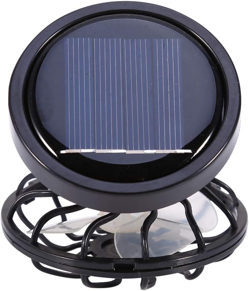 Electric Mini Clip-on Solar Fan - Air Conditioner Cooling Cell Fan for Outdoor, Home, Travel, Camping, Hiking