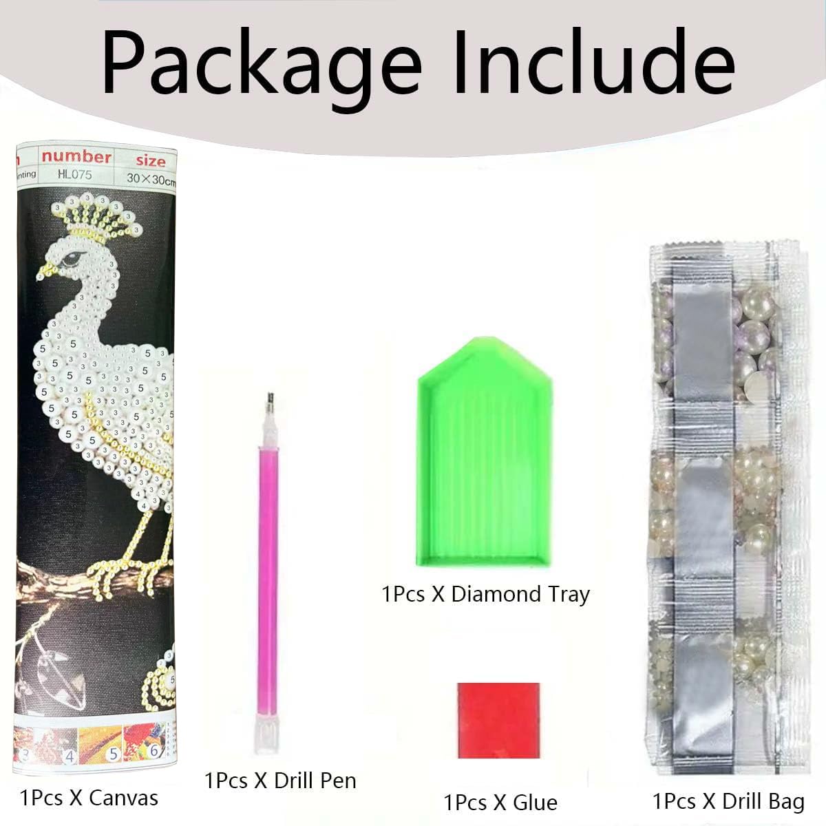 GEMFAMILY Firework Castle Diamond Art Kits for Adults Beginner,5D Diamond Pearl Painting Kits for Special Shape,DIY Pearl Rhinestones Diamond Dots Painting for Home Wall Decor 12 x 16 Inch