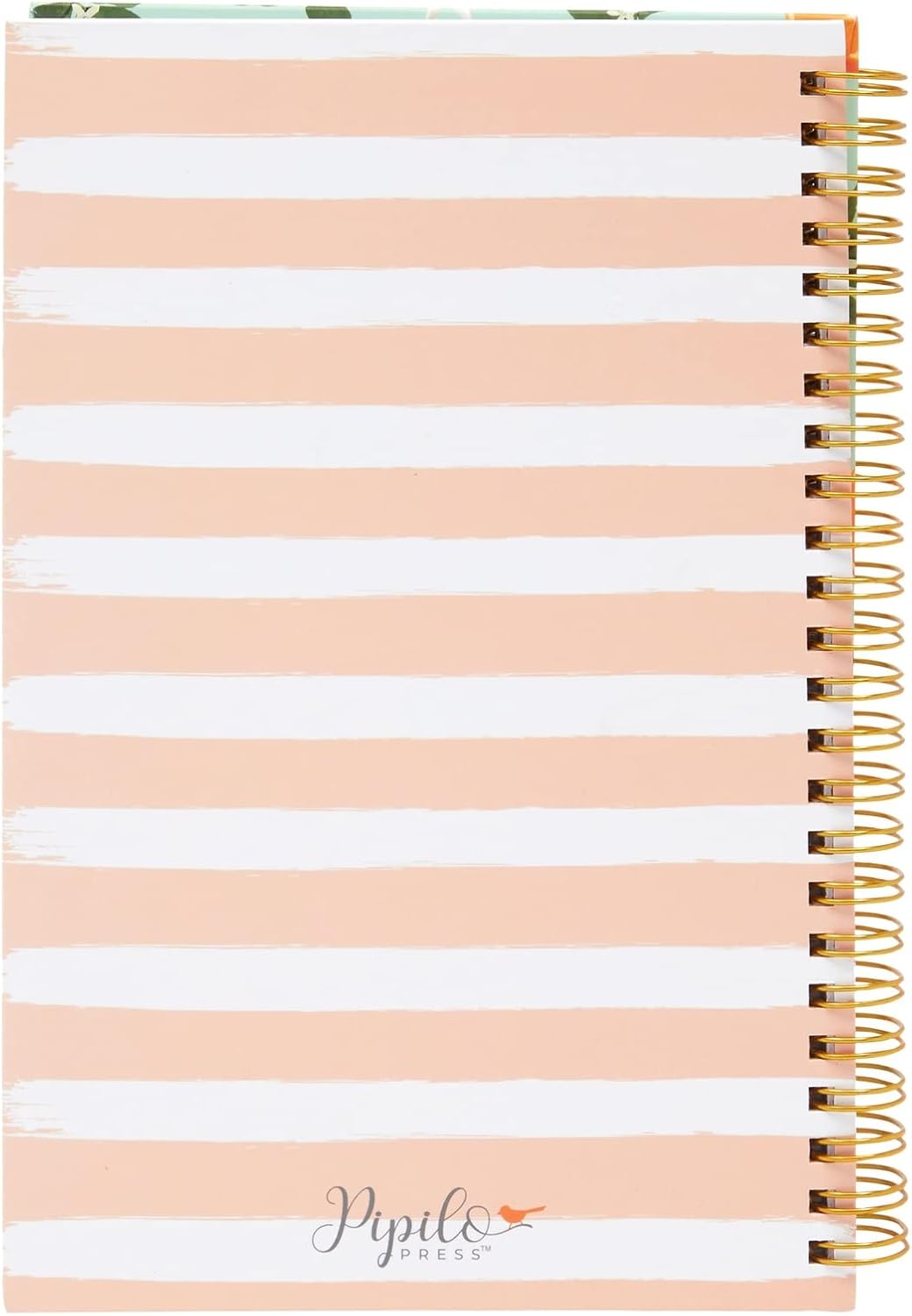 Blank Recipe Book: 120 Pages, 8 Sections, Floral and Orange Theme, Laminated Hardcover (5.5 x 8.5 In)