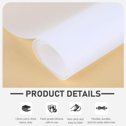 Silicone Mats for Kitchen Counter, 47.24"x 23.62" Thick Large Silicone Mat, Nonskid Heat Resistant Countertop Protector, Non-slip Heat Resistant Mats for Kitchen Table, Easy to Clean, No Creases