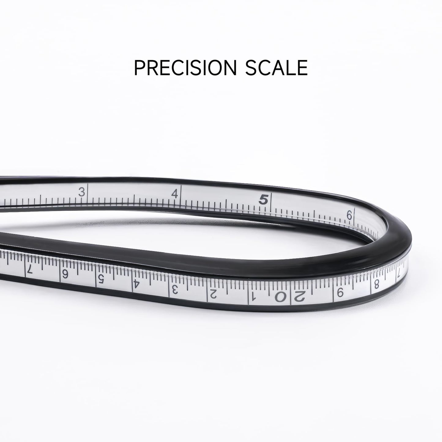 KEARING Flexible Curve Ruler, 24 Inch Ruler, Bendable Rulers for Engineering Drawing, Garment Design