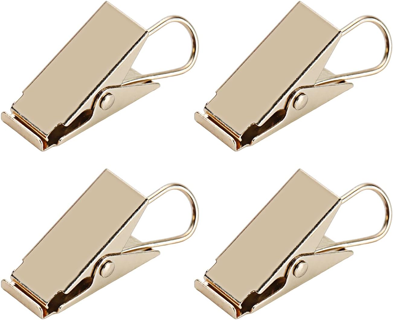 MroMax 60PCS Curtain Clip Hook Set for Home Decoration, Light Gold