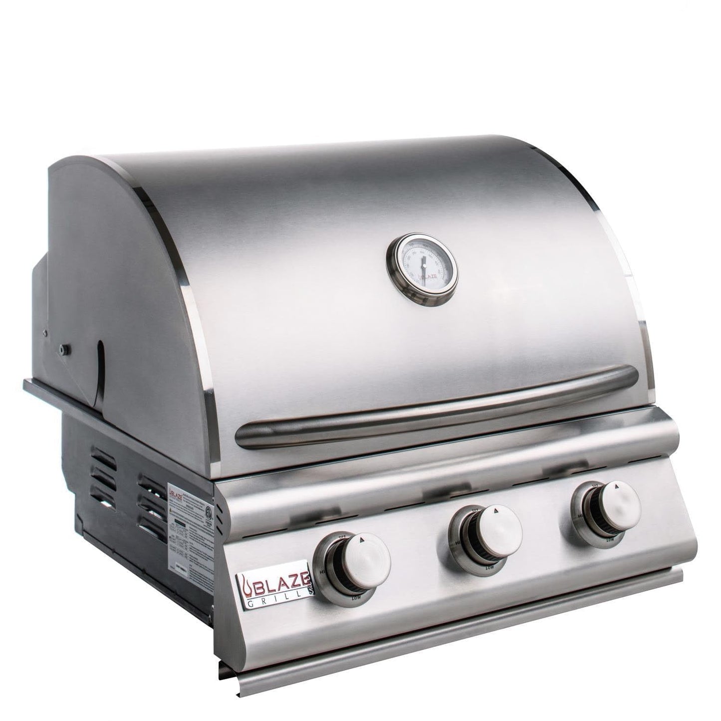 Blaze Outdoor Kitchen Grill | 25- inch Built-in Propane Gas Grill | 3 Burner Barbecue | Premium BBQ | Commercial Grade Grilling Experience | Best in Class Warranty | Prelude LBM BLZ-3LBM-LP