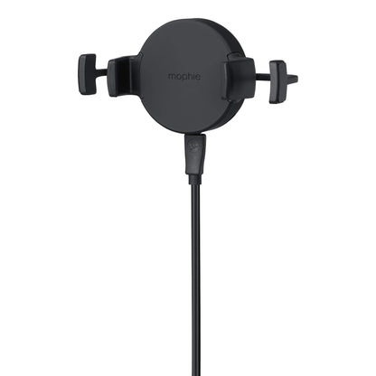 Mophie Universal Wireless Vent Mount Made for All Apple iPhones with Qi Enabled - Black