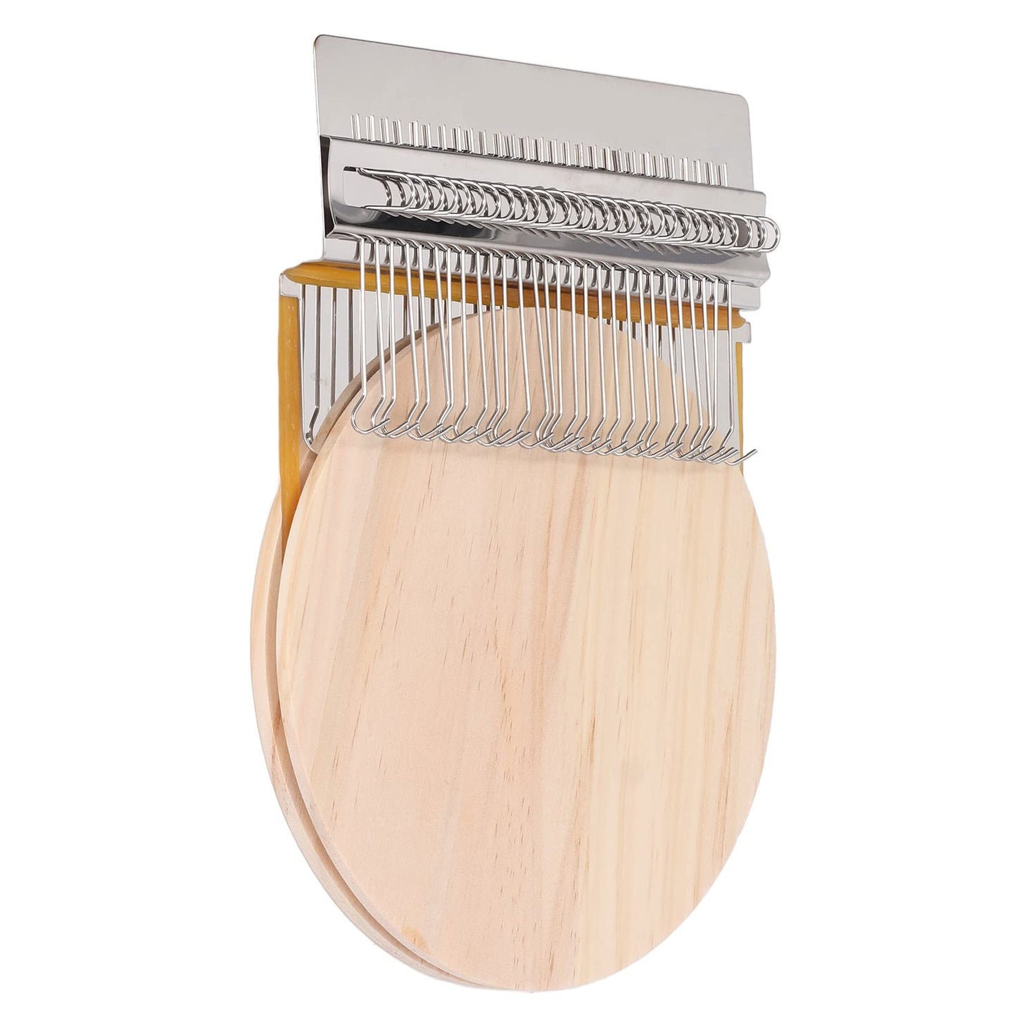 28 Pins Darning Loom, Small Weaving Loom Weaving Repair Tool Wooden Weaving Frame for Jeans Socks and Clothes