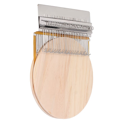 28 Pins Darning Loom, Small Weaving Loom Weaving Repair Tool Wooden Weaving Frame for Jeans Socks and Clothes