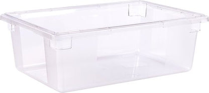 Carlisle FoodService Products Storplus Food Storage Container with Stackable Design for Catering, Buffets, Restaurants, Polycarbonate (Pc), 12.5 Gallons, Clear