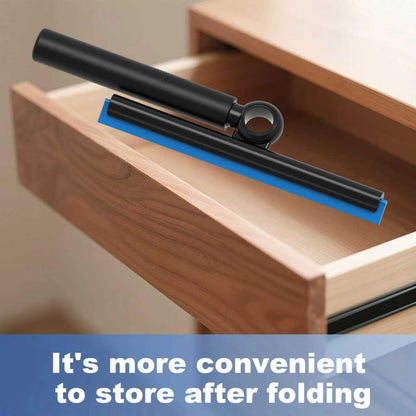 EHOMGUI Shower Squeegee for Glass Doors, Squeegee with Long Handle, Telescoping Squeegee for Shower, Extendable Window Cleaner Tool for Car Windows, Tile Walls, Sliding Door, Shower Glass Door
