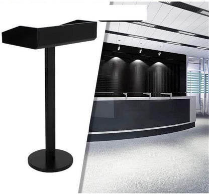 CAMBOS Lectern Podium Stand, Lectern Podium Stand,Full Floor Lectern Hotel Restaurant Entrance Podium Welcome Table Speaking Stage Master of Ceremonies Office Supplies