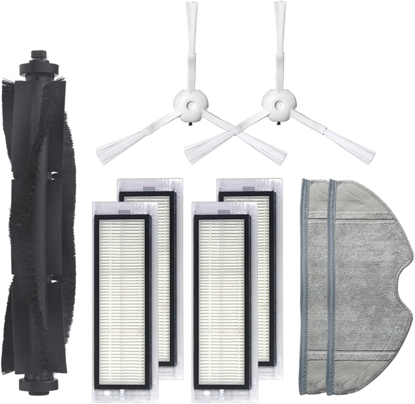 LICHIFIT Sweeping Robot Roller Brush, Side Brush HEPA Filter Cleaning Cloth Rags for 360 S5 S7 Vacuum Cleaner