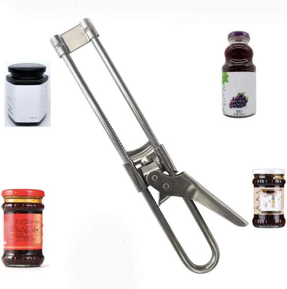 Master Opener Adjustable Jar & Bottle Opener, Multifunctional Stainless Steel Can Opener, Manual Kitchen Accessories