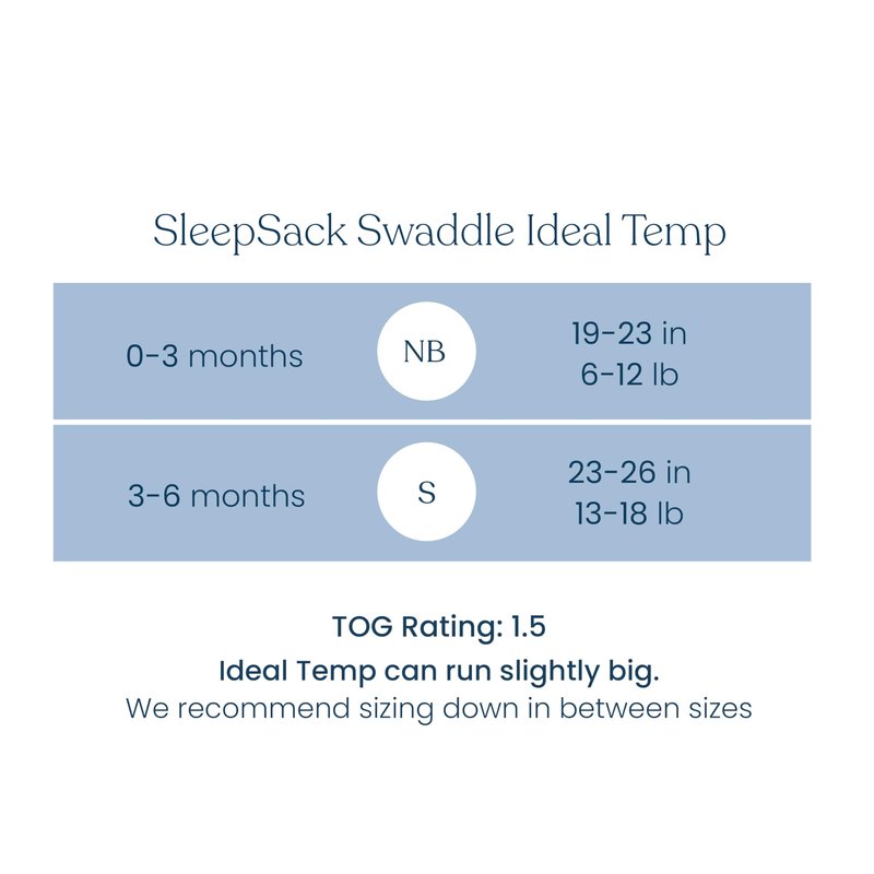 HALO Baby Sleepsack Swaddle Wearable Blanket, 3-Way Adjustable Infant Sleepsack, TOG 1.5, Ideal Temp, Heather Grey/Aqua, Newborn, 0-3 Months, 6-12 Pounds